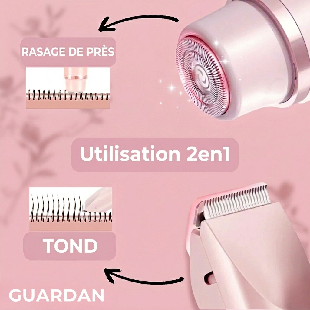 Guardan™ rasoir corporel 2-en-1