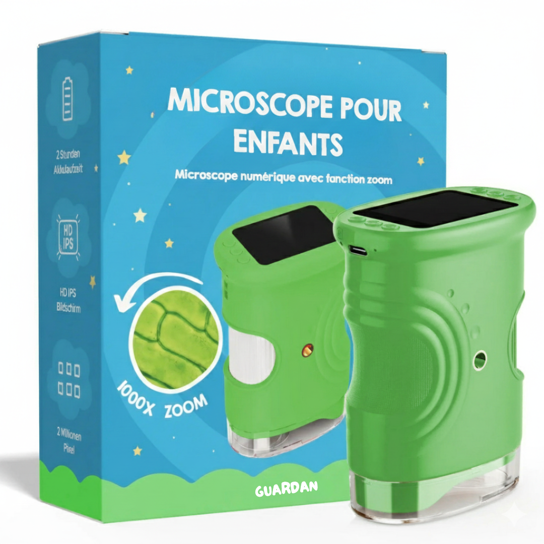 Microscope Aventure Guardan® – Kit Découverte