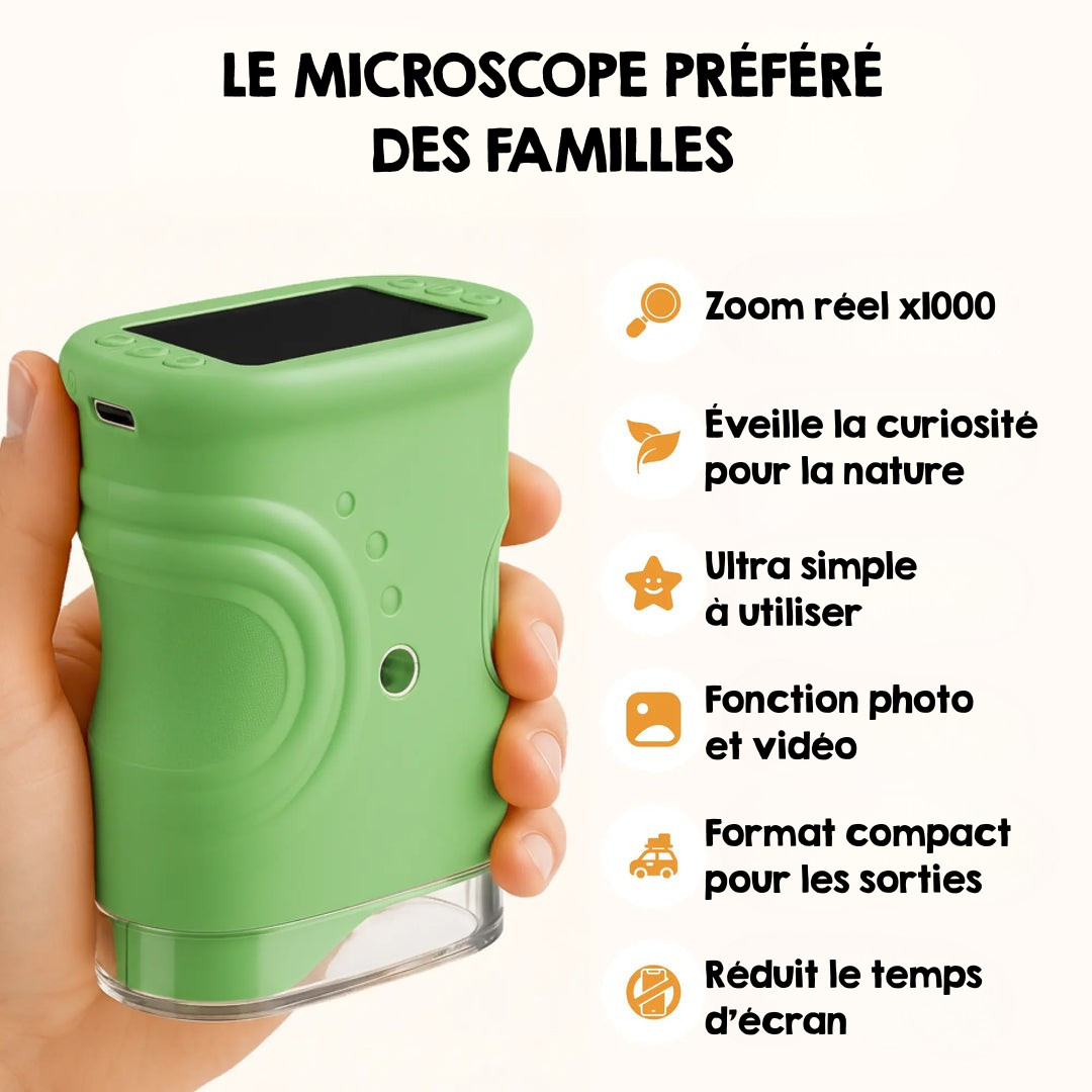 Microscope Aventure Guardan® – Kit Découverte