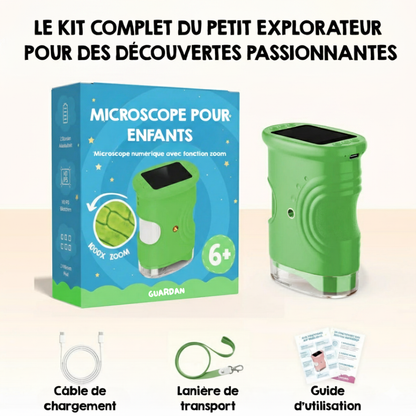 Microscope Aventure Guardan® – Kit Découverte