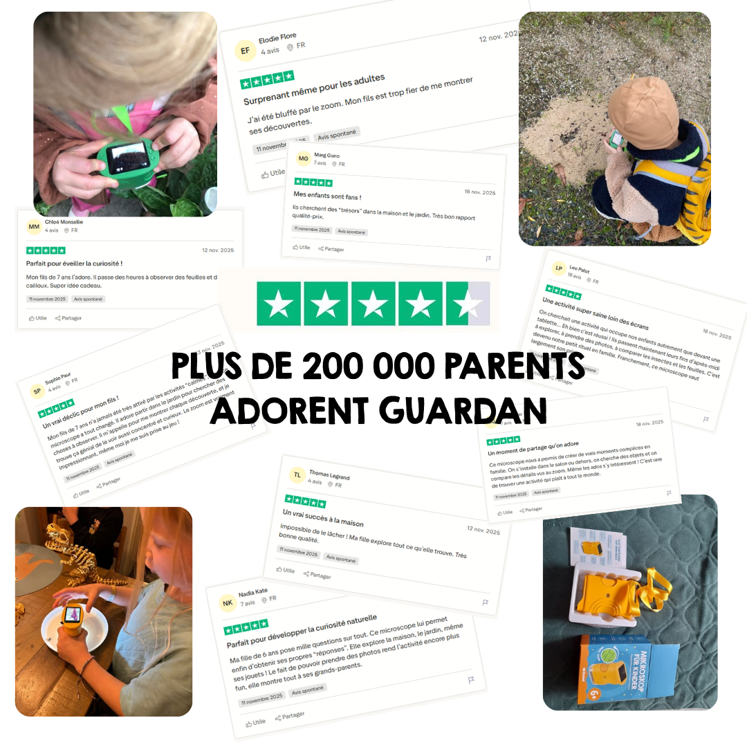 Microscope Aventure Guardan® – Kit Découverte